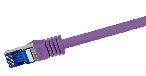 LogiLink Ultraflex fialová / Patch kabel / Cat.6A / S/FTP / RJ-45 / 3 m