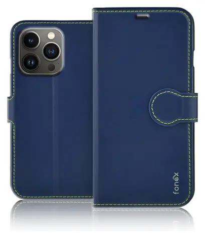 Fonex Book Identity pro Apple iPhone 14 Pro modrá / Pouzdro / typu kniha