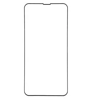 Ochranné sklo pro Apple iPhone 14 Plus černé / Ochranné sklo / 0,33 mm / oleofobní úprava / Bulk
