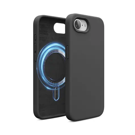 Elago Silicone Case černá / Silikonový kryt / Apple iPhone 16e, 17e / MagSafe