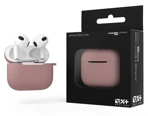Next One Silicone Case růžová / Pouzdro / pro Apple AirPods 3