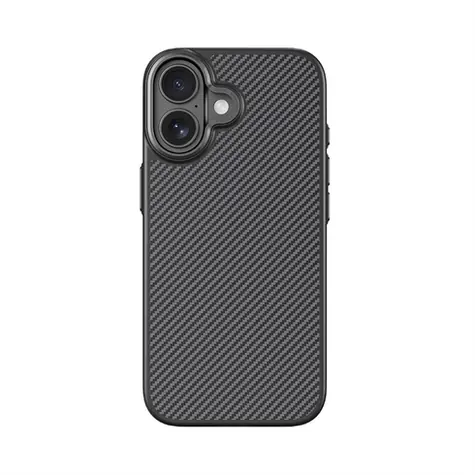 Comma Kevlar Magnetic Shockproof Case iPhone 17 černá / Kryt / Kevlar / magnetický / odolný proti nárazu