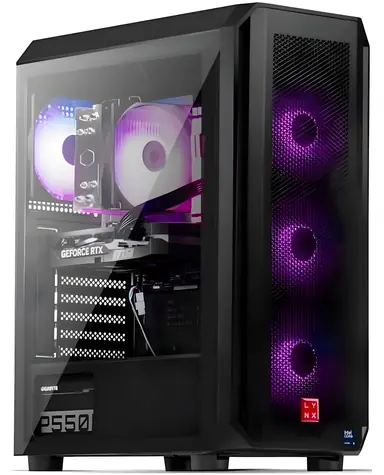 LYNX Challenger (10463212) černá / Intel Core Ultra 5 225F 3.3GHz / 16GB / 1TB SSD / RTX 5060 8GB / W11H