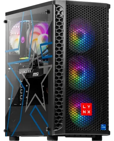 LYNX eSuba Ultra (10463134) černá / Intel Core i5-14400F 3.5GHz / 32GB / 1TB SSD / RTX 5070 12GB / W11H