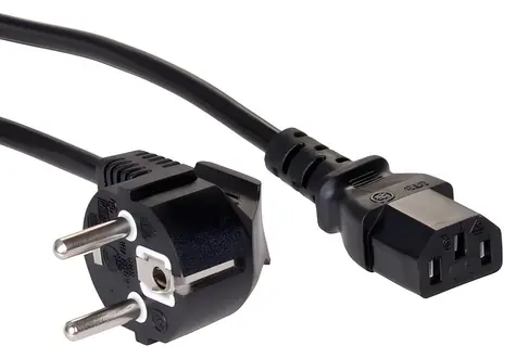 Akyga AK-PC-06A / Napájecí kabel / CEE 7/7 - IEC C13 / 3 m