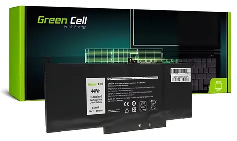 Green Cell F3YGT / Baterie pro notebook / Dell Latitude 7280/7290/7380/7390/7480/7490 / 7,6 V / 5800 mAh / 44 Wh