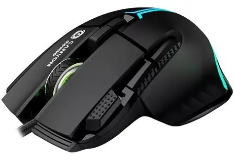 CANYON Fortnax GM-636 černá / Herní optická drátová myš / až 20 000 DPI / 9 tlačítek / RGB / 1 ms odezva