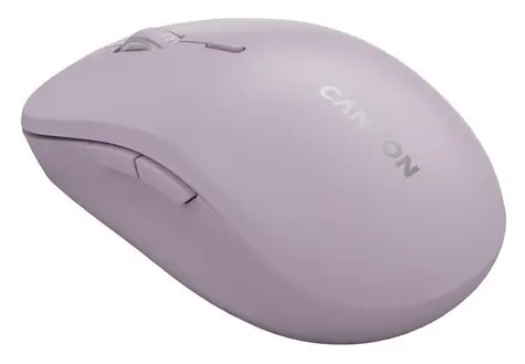 Canyon MW-12 růžová / Optická bezdrátová myš / tichá / BT + 2,4 GHz / 800/1200/1600/2400 dpi / 6 tlačítek