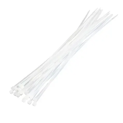 LogiLink stahovací pásky transparentní / Stahovací pásky / Nylon / 400 mm / 100 ks