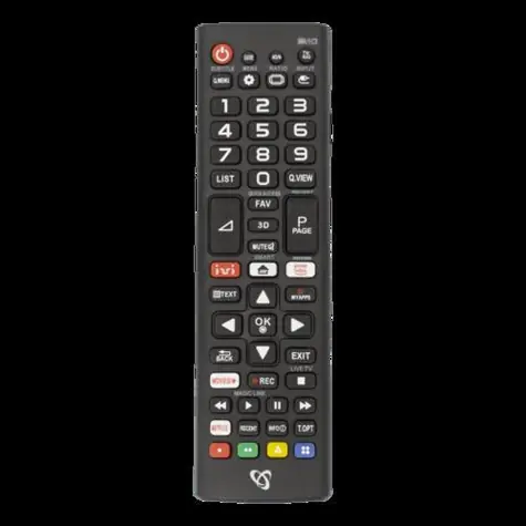 Sbox Univerzální dálkový ovladač pro TV LG / Dálkový ovladač / dosah 8 m / 2x AAA
