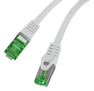Lanberg CAT7 S/FTP 10m šedá / Patch kabel / LSZH / CU / Fluke Passed