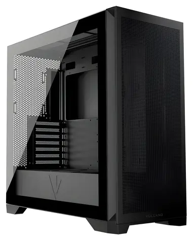 Modecom Volcano Expanse S černá / PC skříň / Midi tower / ATX / USB-C / bez zdroje