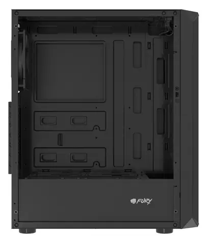 Fury Shobo SH4F černá / PC skříň / Midi Tower / ATX / micro-ATX / Mini-ITX / temperované sklo / bez zdroje