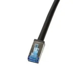 LogiLink CQ7063S černá / Síťový kabel / Cat6A S/FTP / venkovní / 3 m / RJ45