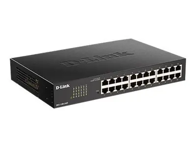 D-Link DGS-1100-24V2 / Smart switch / 24x Gigabit RJ-45 / L2 Managed / bez PoE / fanless