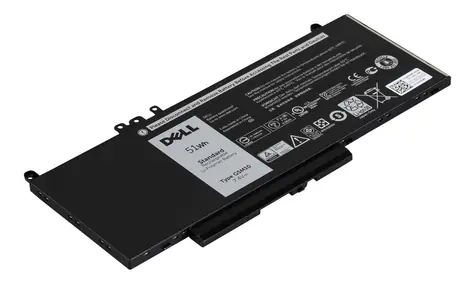 DELL Baterie pro notebook 51Wh černá (8V5GX) / Baterie pro notebook / 4-článková / Li-Ion / 6900 mAh