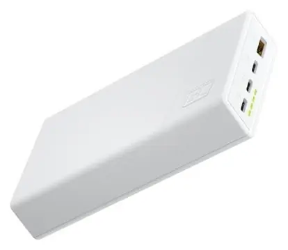 Green Cell GC PowerPlay20S bílá / Powerbanka / 20000 mAh / 22,5 W / PD / USB-C