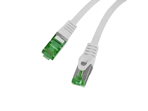 Lanberg CAT7 S/FTP 0,25m šedá / Patch kabel / LSZH / CU / Fluke Passed