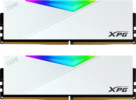 ADATA Lancer RGB 64GB (2x32GB) bílá / Paměť RAM / DDR5 / 6000MHz / CL30 / XMP 3.0