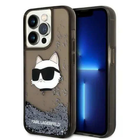 Karl Lagerfeld KLHCP14XLNCHCK černá / Pouzdro / iPhone 14 Pro Max 6,7