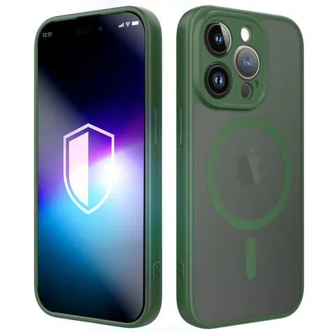 3mk Misty MagCase zelená / Zadní kryt / Apple iPhone 15 Pro / MagSafe