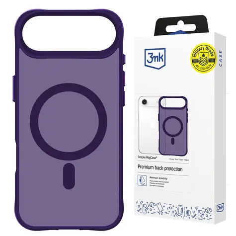 3mk Smoke MagCase fialová / Zadní kryt / pro Apple iPhone Air / MagSafe