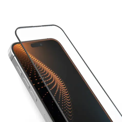 SBS Tvrzené sklo D3O s rámečkem / Ochranné sklo / Apple iPhone 15 Pro