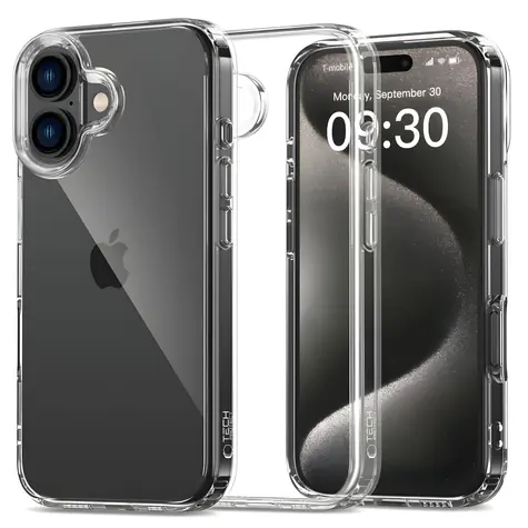 Tech-Protect FlexAir Hybrid čirý / Ochranný kryt / Apple iPhone 16