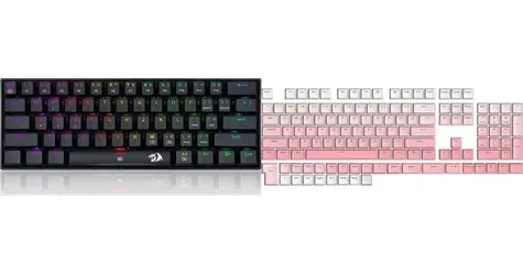 Redragon K630 DragonBorn / Herní klávesnice / mechanická / Outemu Red / RGB / USB / Ombre klávesy