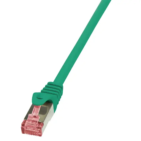 LogiLink zelená / Patch kabel / Cat6 / S/FTP / RJ-45 / 3 m