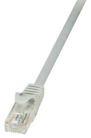 LogiLink UTP Cat.5e šedý / Patch kabel / 15 m / RJ45 - RJ45