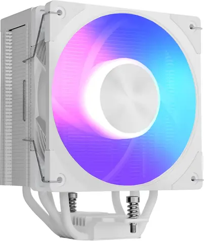 Modecom Volcano 0C T201 ARGB bílá / Chladič CPU / 120 mm / 4x heatpipe / TDP 190W / PWM