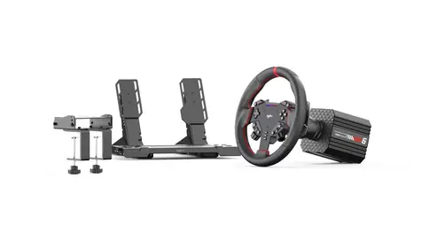 PXN VD6 Bundle / Sada volantu, základny a pedálů / Direct Drive / 6 Nm / USB / Hall senzory