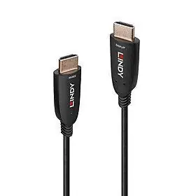 Lindy Fibre Optic Hybrid Ultra High Speed 38511 černá / HDMI kabel / HDMI 2.1 / 48 Gbit/s / 15 m