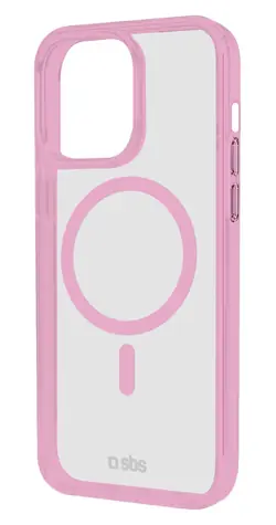 SBS Mag Frame růžová / Kryt / MagSafe / pro iPhone 15