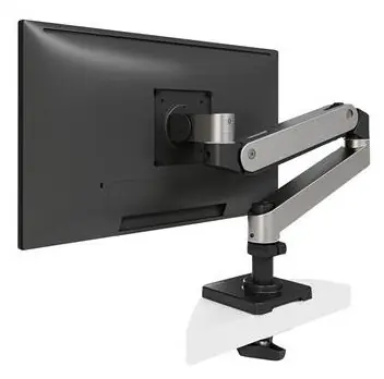 ERGOTRON LX Pro Grommet Mount Monitor Arm / Stolní rameno do otvoru v desce / Leštěný hliník