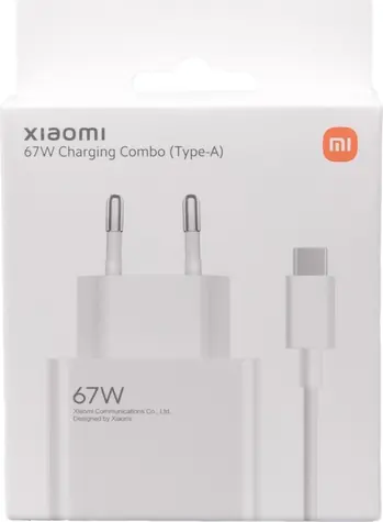 Xiaomi 67W Charging Combo / Nabíjecí adaptér + kabel USB-C / USB-A / 67 W