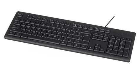 A4tech KR-83 černá / Klávesnice / Drátová / 100% (Full-size) / Membránová / USB