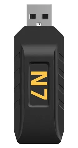 PXN N7 černá / Bezdrátový adaptér pro volanty / PS5 / Bluetooth