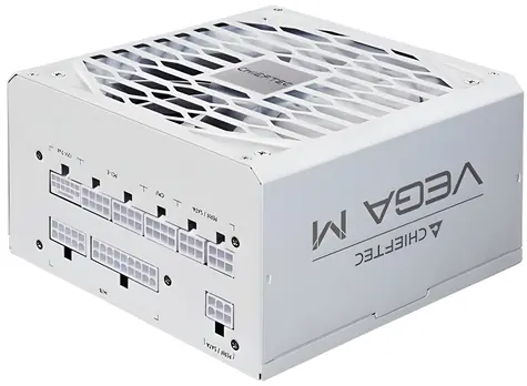 Chieftec Vega M PPG-750-CW bílá / Zdroj ATX / 750W / ATX 3.1 / 80 PLUS Gold / Plně modulární
