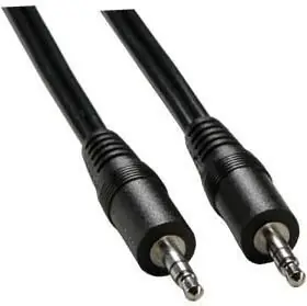 Logo Jack 3,5mm - Jack 3,5mm černá / Audio kabel / propojovací / 1,5 m