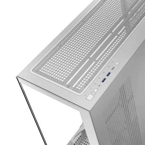 MODECOM Volcano Stellar NF bílá / Skříň / ATX / tvrzené sklo / bez ventilátorů / bez zdroje