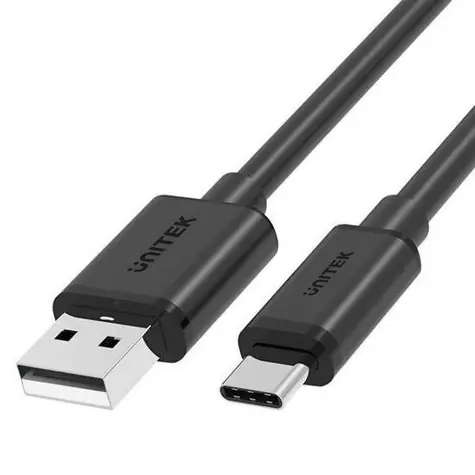 Unitek USB-A - USB-C černá / Kabel USB-C / USB 2.0 / 1,5 m