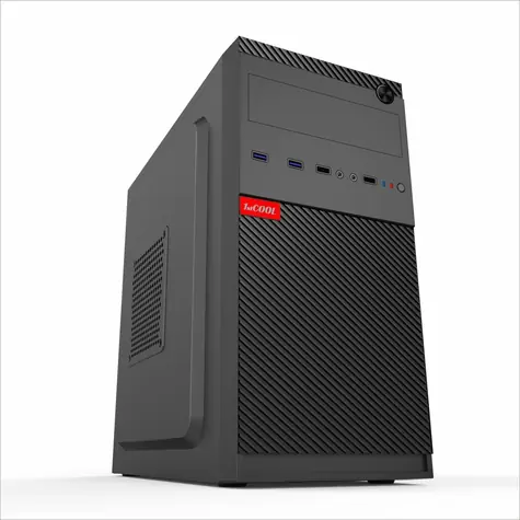 1stCOOL STEP 5 černá / PC skříň / Micro Tower / mATX / Bez zdroje / s ODD / 2x USB 3.0 & 2x USB 2.0