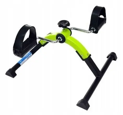 MLX rotor pro cvičení nohou a paží / Rehabilitační rotoped / Skládací / Nosnost 115 kg / Zelenočerný