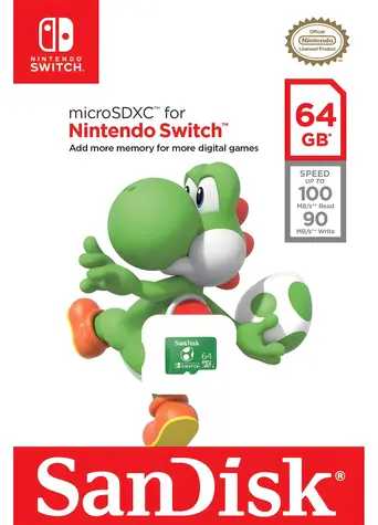 SanDisk Extreme microSDXC 64GB Yoshi Edition / Paměťová karta / Nintendo-licensed