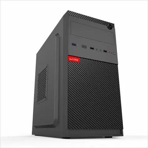 1stCOOL STEP 5 černá / PC skříň / mATX / USB-C 3.2 / USB 3.0 / 2x USB 2.0