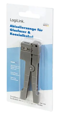 LogiLink WZ0063 / Odizolovací kleště / Nastavitelná hloubka řezu / Do O 3,2 mm