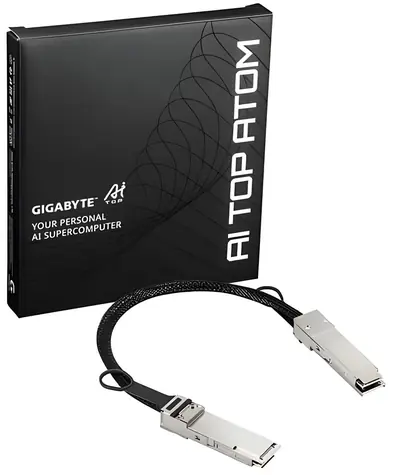 GIGABYTE AI TOP QSFP / DAC kabel / 400G / QSFP112 / 0,4 m