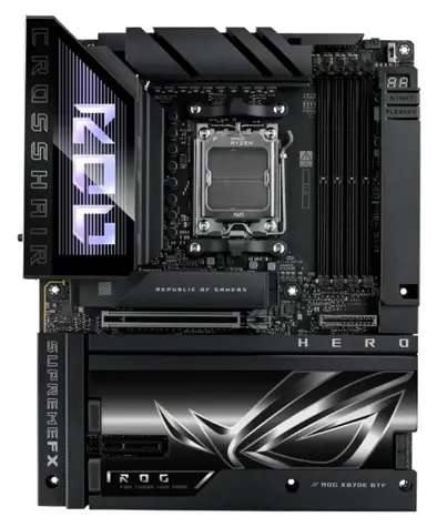 ASUS ROG CROSSHAIR X870E HERO BTF / Základní deska / AMD X870E / DDR5 / Wi-Fi 7 / 5GLAN / sc.AM5 / ATX